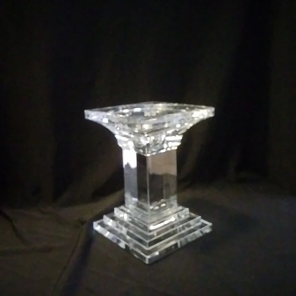 ILLUMINATIONS CANDLE Holder Crystal for Pillar or Taper!